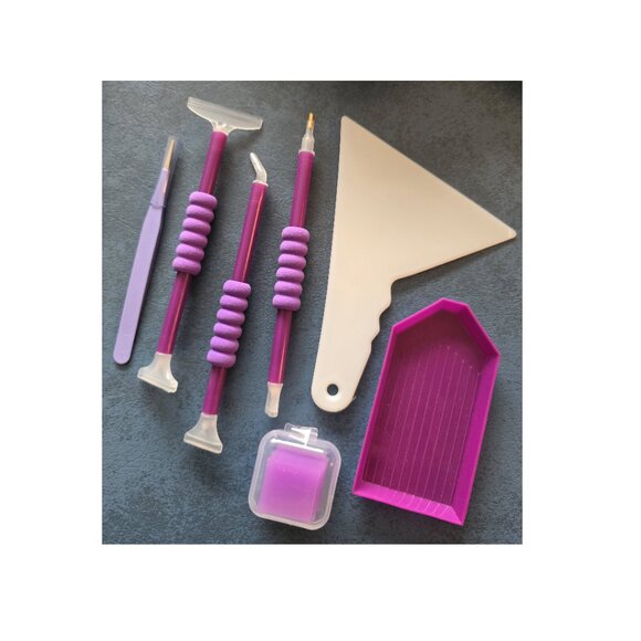 Colorful Abstract Art - Diamond Canvas Kit - Picture 2 of 2